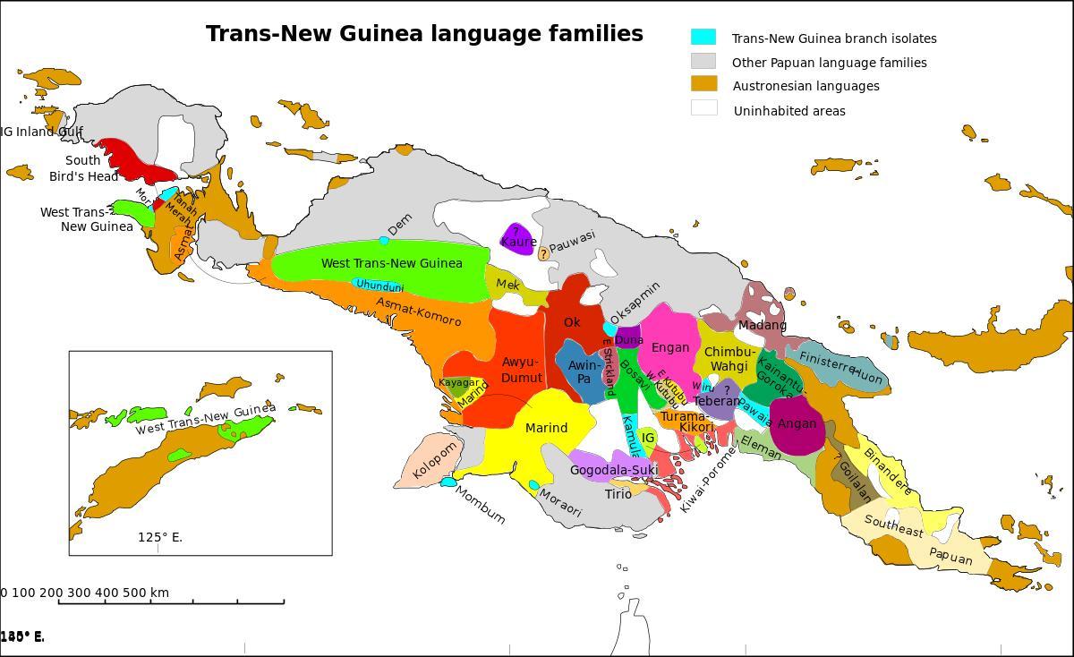 peta papua new guinea bahasa
