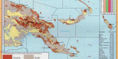 Peta papua new guinea penduduk