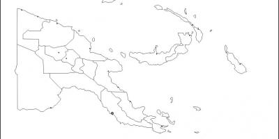 Peta papua new guinea peta garis